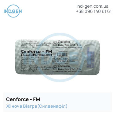 Woman Viagra CENFORCE FM buy price reviews instructions