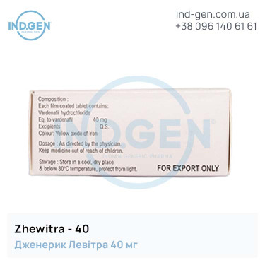 Levitra ZHEWITRA 40 buy price reviews instructions