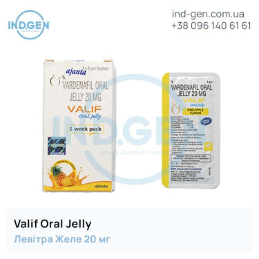 Levitra VALIF ORAL JELLY buy price reviews instructions