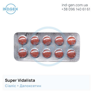 Cialis SUPER VIDALISTA buy price reviews instructions