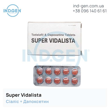 Cialis SUPER VIDALISTA buy price reviews instructions