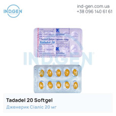 Сиалис TADADEL 20 SOFTFGEL купить цена отзывы инструкции