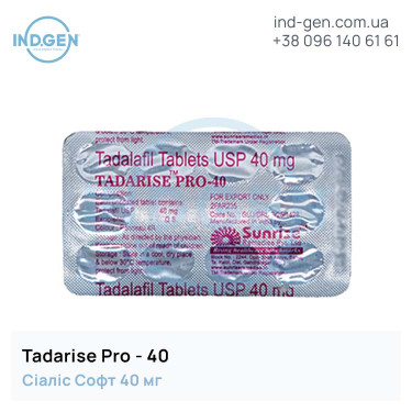 Cialis TADARISE PRO-40 buy price reviews instructions