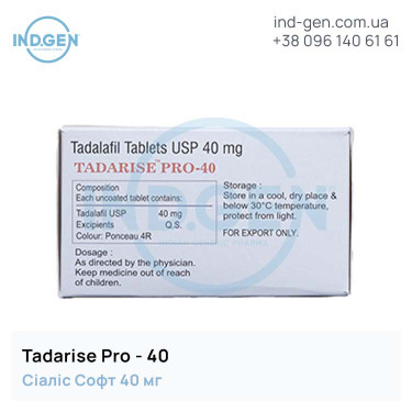 Cialis TADARISE PRO-40 buy price reviews instructions