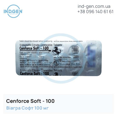 Viagra CENFORCE SOFT 100 buy price reviews instructions